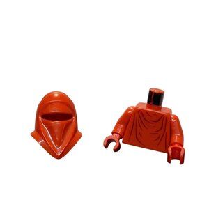 LEGO Star Wars Minifigure Red Imperial Helmet Body Parts Royal Guard 30561
